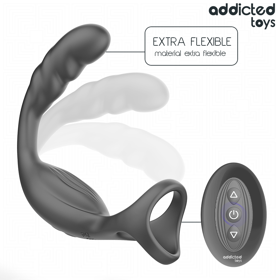Addicted Toys Doppio Anello prostatico vibrante 2 motori