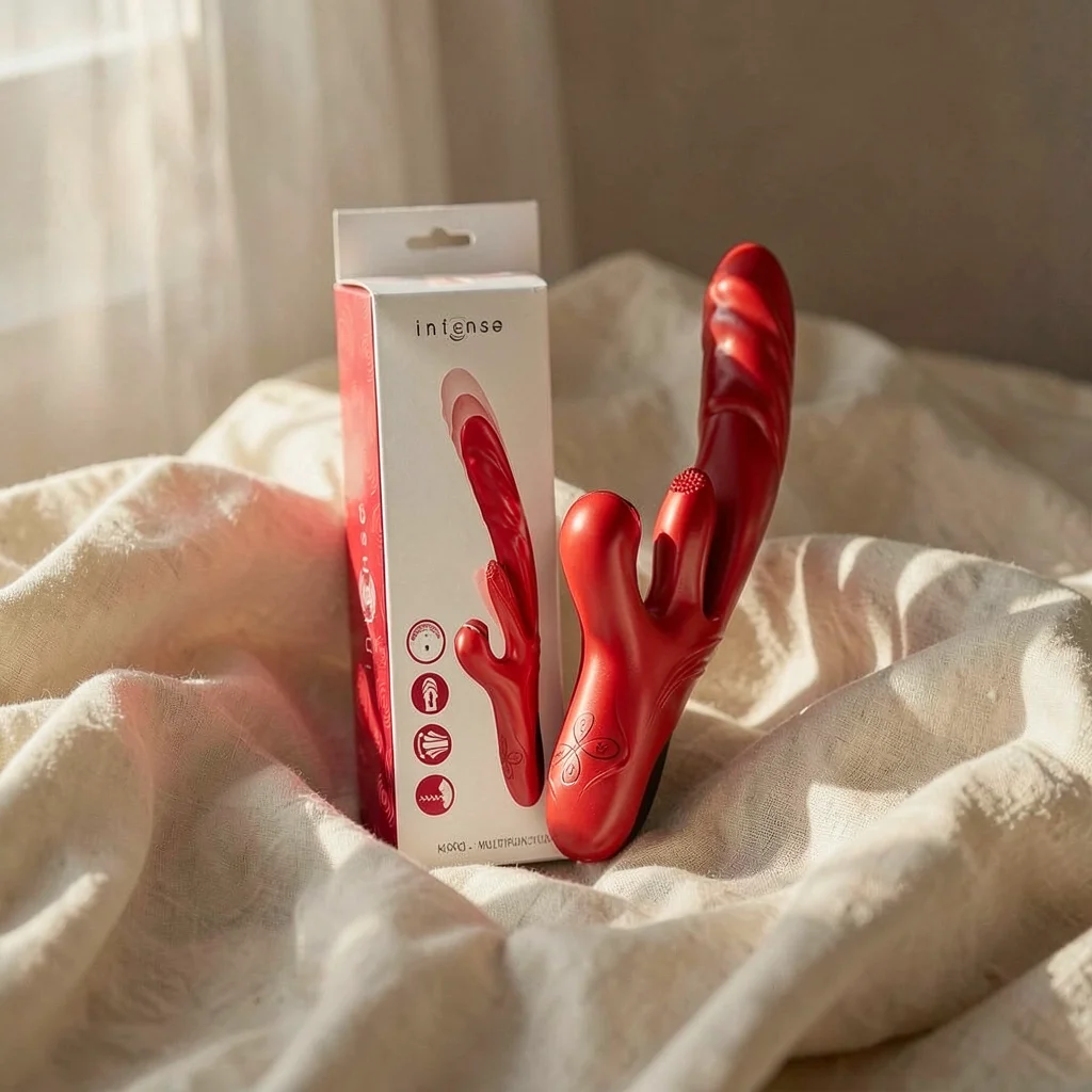 Intense Karol Rosso vibratore spinta e aspirazione