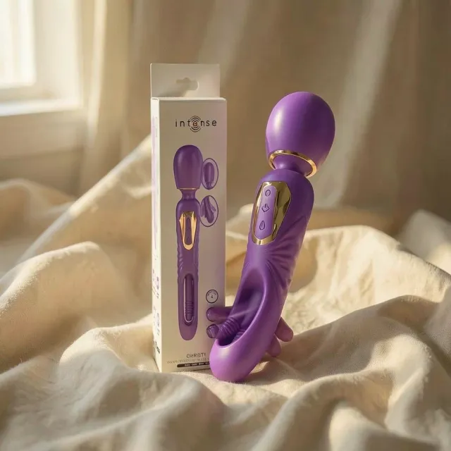 Frutille Christy Intense vibratore lingua rotante silicone