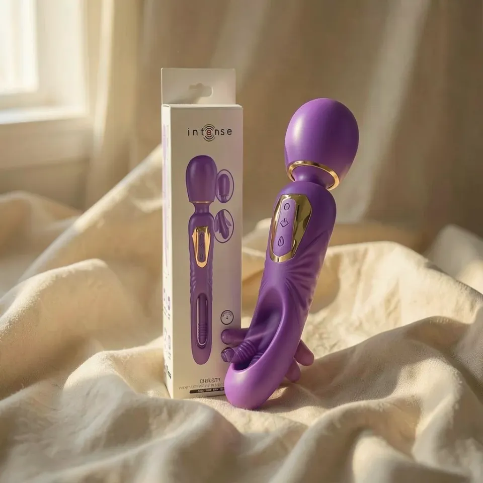 Frutille Christy Intense vibratore lingua rotante silicone