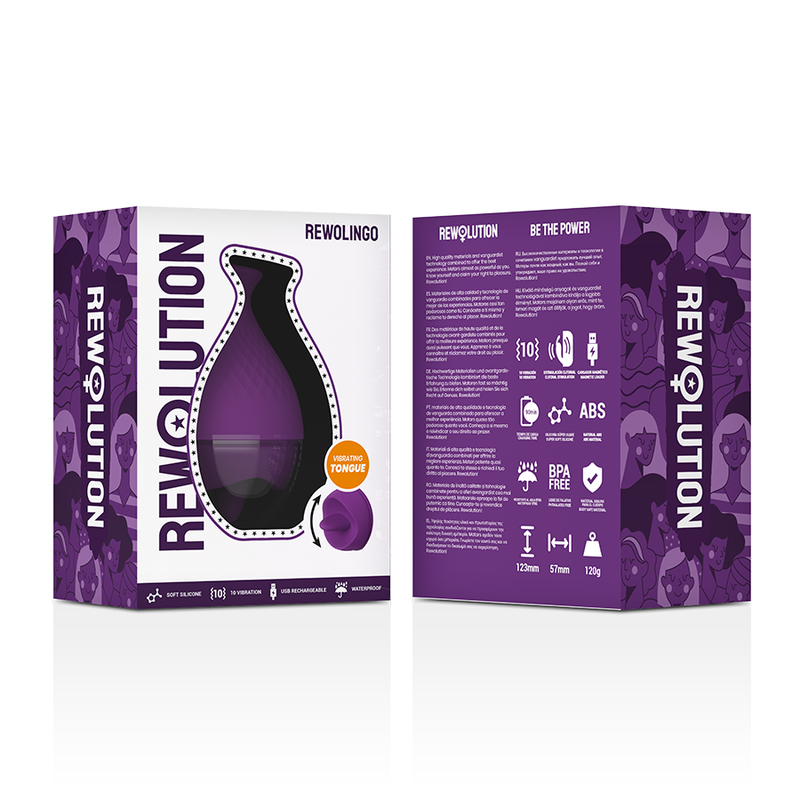 Rewolution RewoLingo stimolatore clitorideo silicone 10 modi