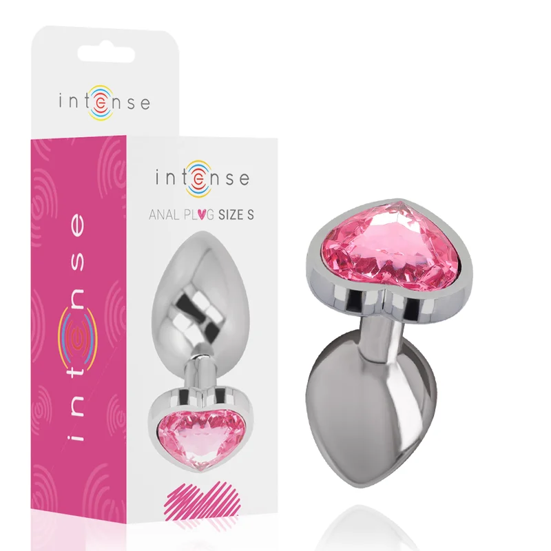 Frutille Intense Plug Cuore Rosa S plug anale