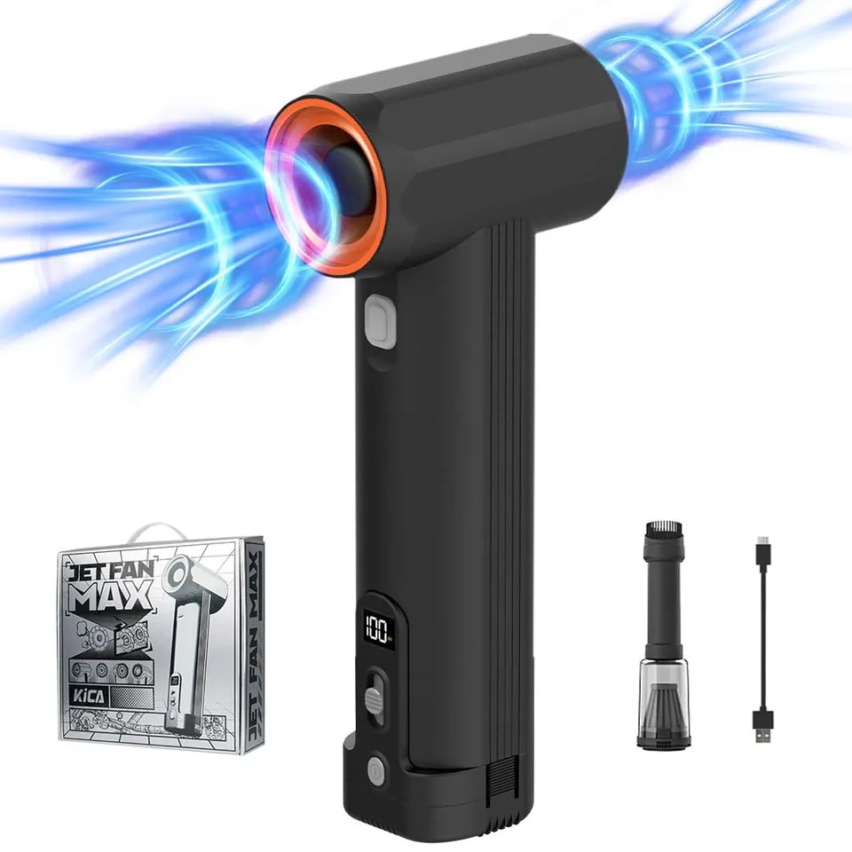 Kica JetFan Max soffiatore batteria 331 km/h display LED