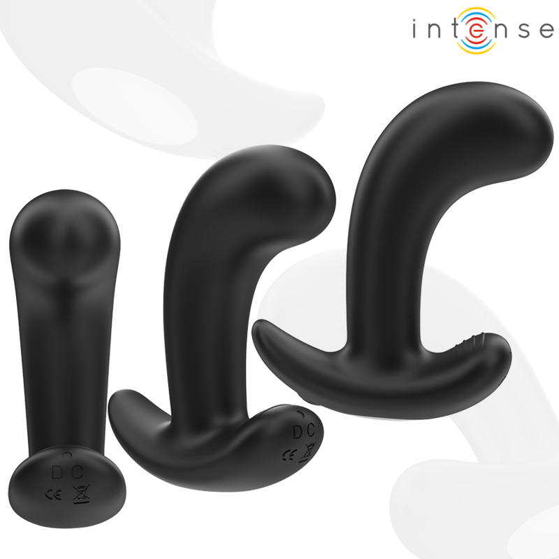 Intense Chandler plug vibrante nero telecomando 9 cm
