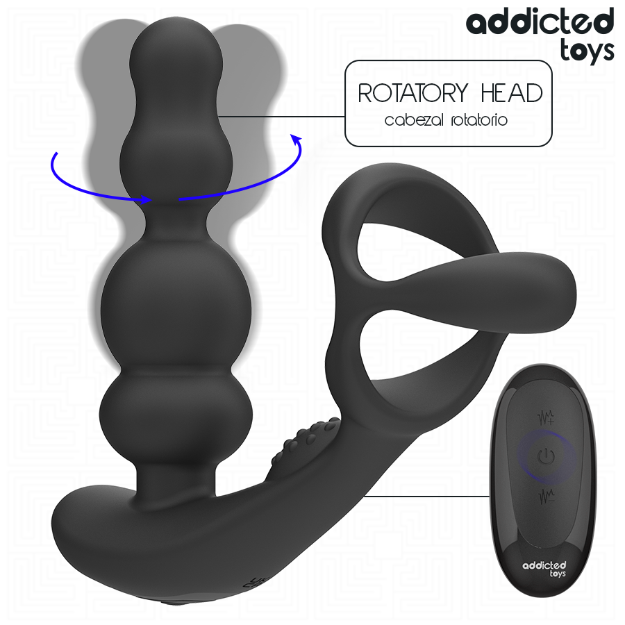 Addicted Toys Massaggiatore Prostatico Rotante stimolatore