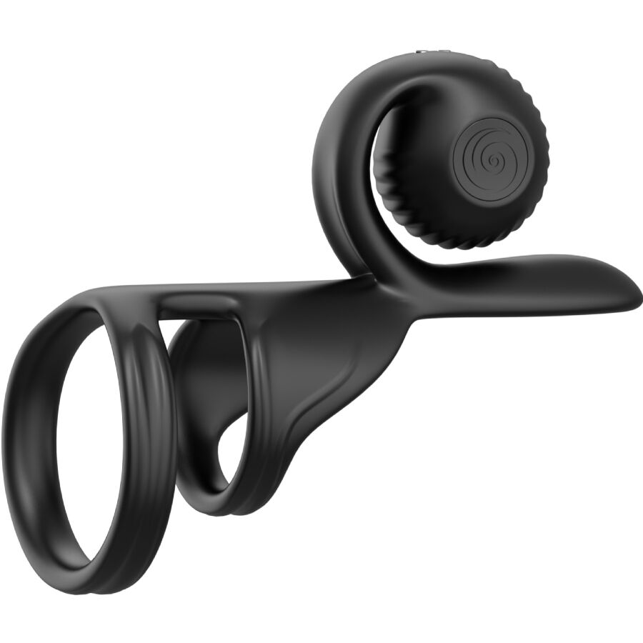 Snail Vibe Jovi Couples Ring anello coppia nero 2 motori