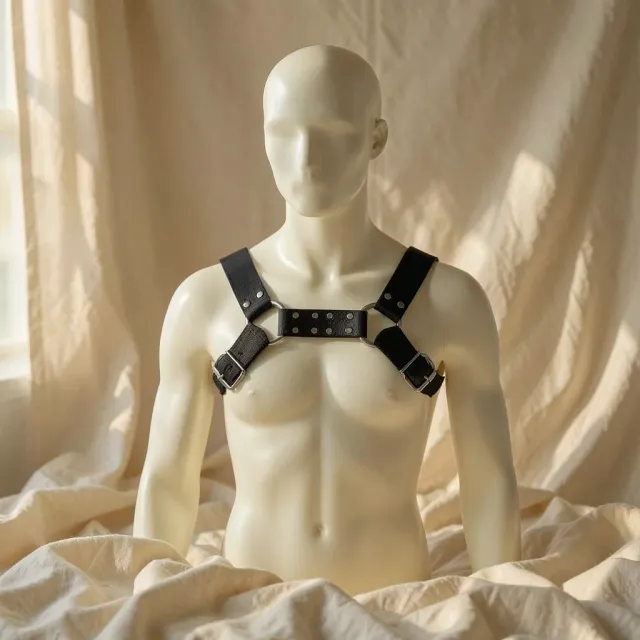 Leather Body imbracatura pelle a fondina spalle taglie S-XL