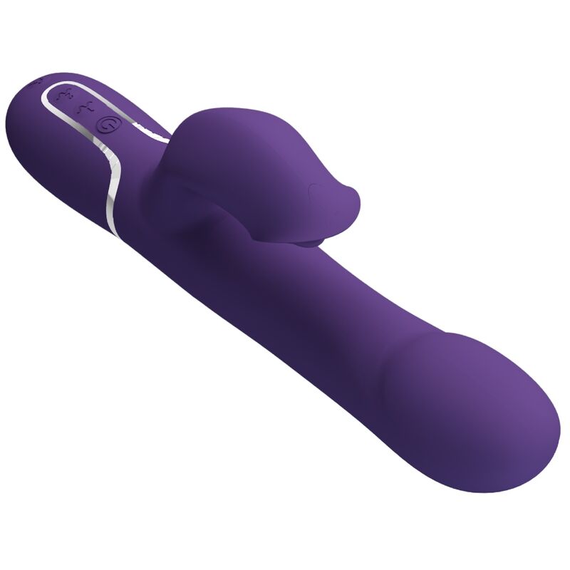 Pretty Love Zalin Rabbit vibrante perle rotanti viola