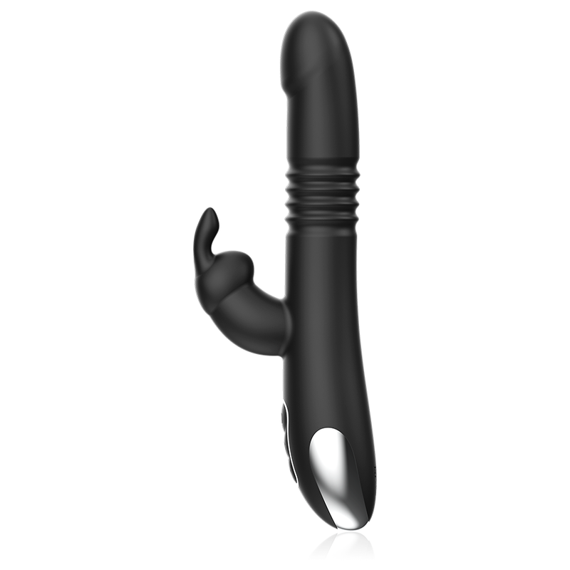 Black&Silver Kenji Stimulating Vibe vibratore rabbit ricaricabile