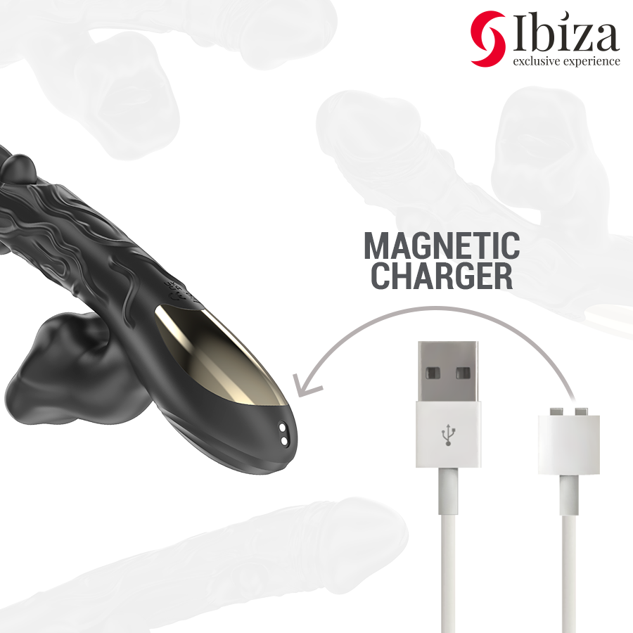 Ibiza Orbit vibratore 3 motori con pulsazione clitoridea