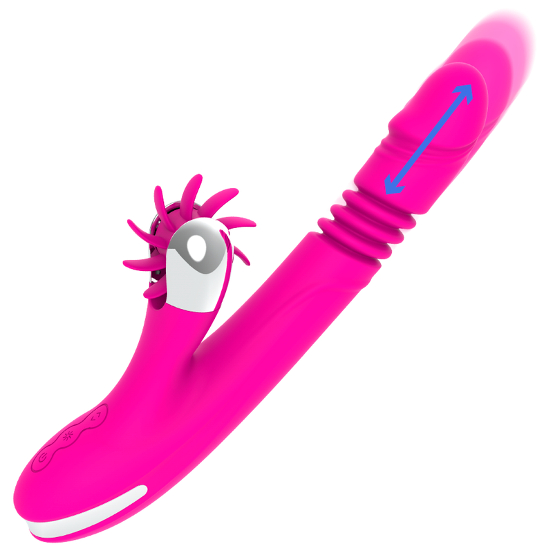 Diversia Bunny Up & Down rabbit vibratore 24 cm silicone
