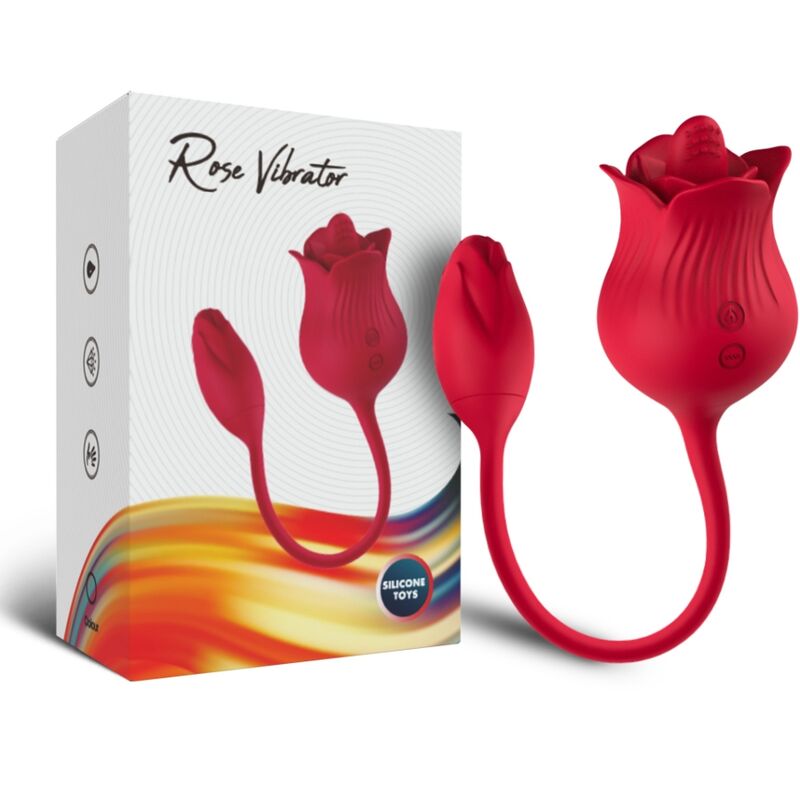 Armony Rosa con Coda stimolatore clitoride rosso 20 modalità