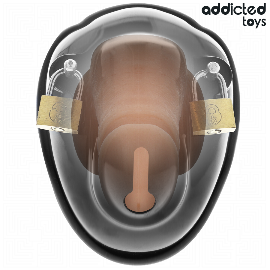 Addicted Toys Locked Shell gabbia castità 75 mm