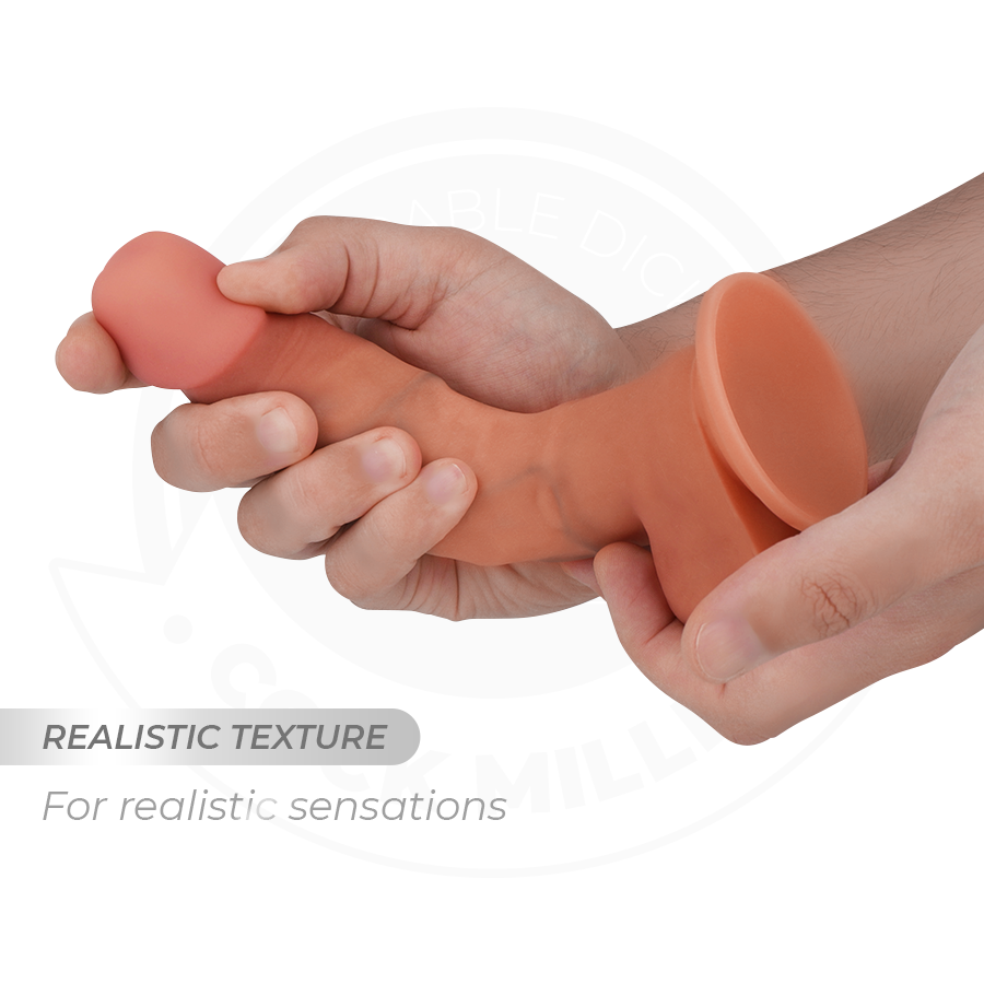 Cock Miller Realist Flex 17,8 dildo flessibile con ventosa