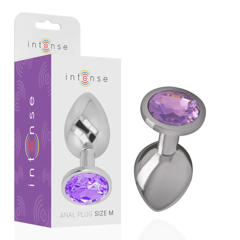Intense Plug Gioiello Viola M plug anale metallo