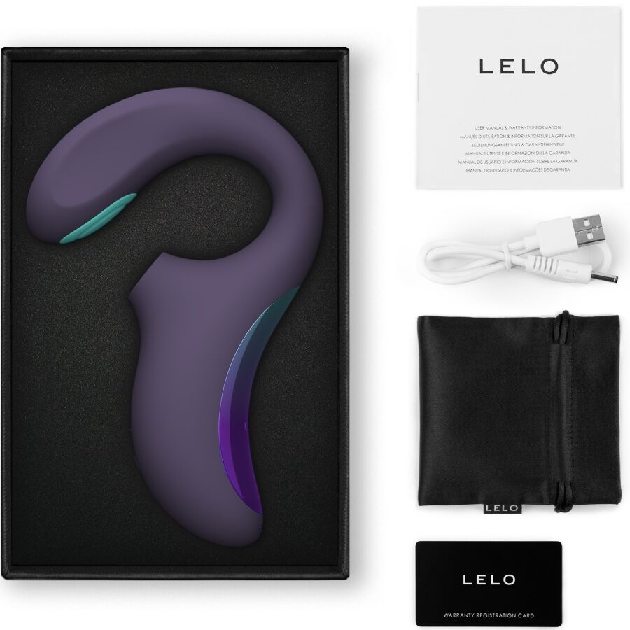 LELO Enigma Double Sonic vibratore viola punto A