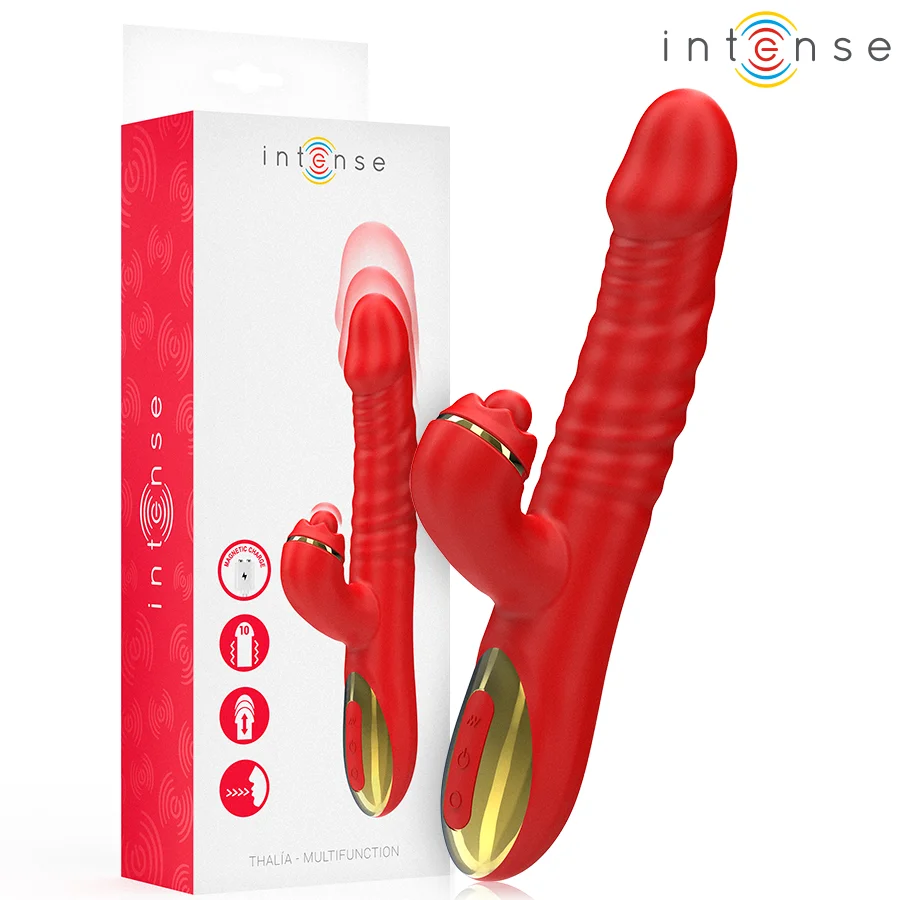 Frutille Intense Thalia vibratore thrusting rosso
