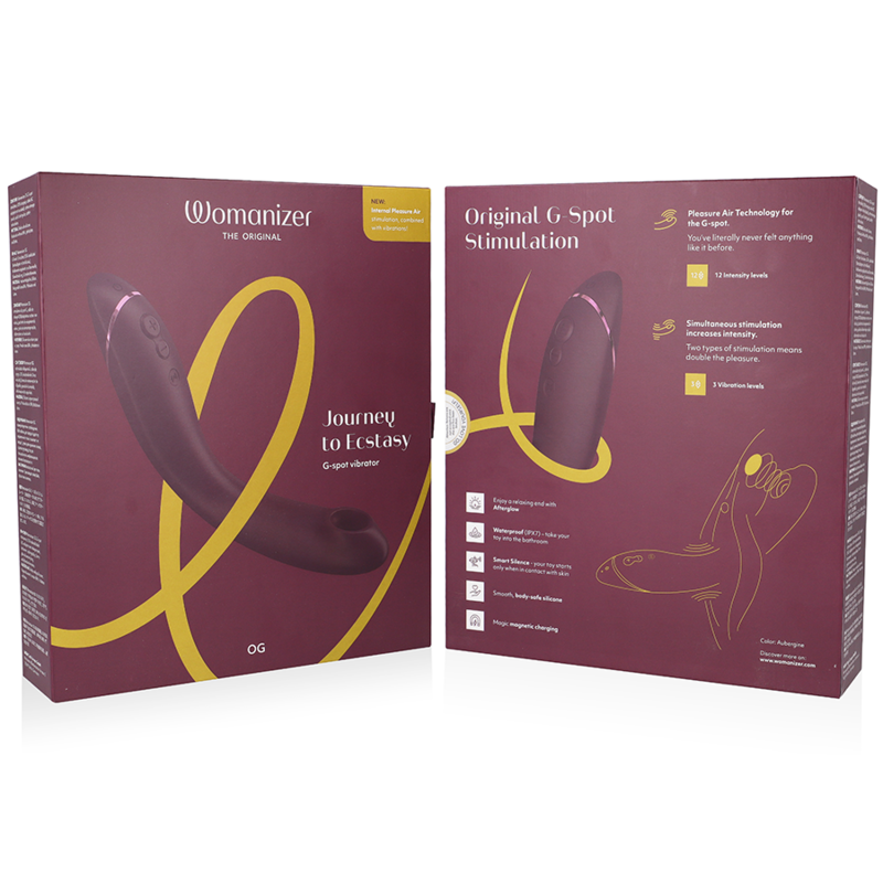 Womanizer OG stimolatore clitoride punto G melanzana