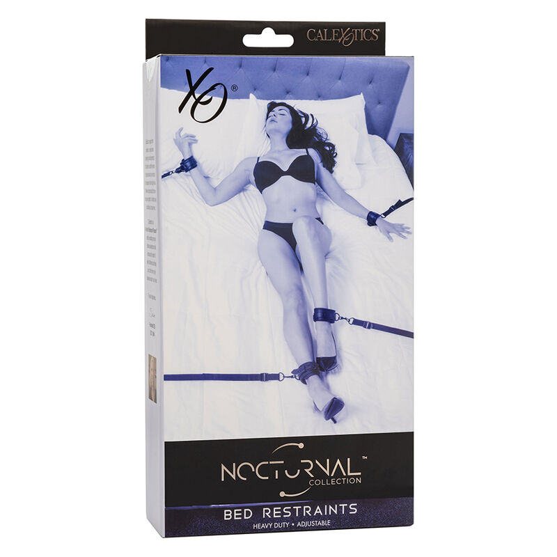 CalExotics Nocturnal Bed Straps bondage letto nero