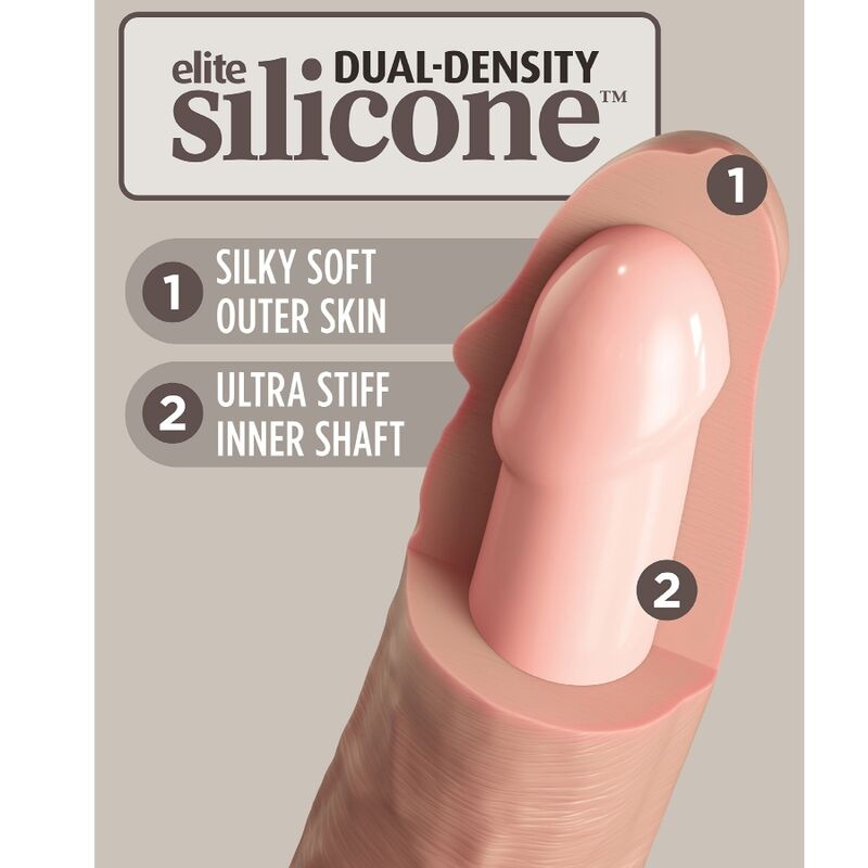 Pipedream King Cock Elite Vibrante 15,2 cm dildo silicone