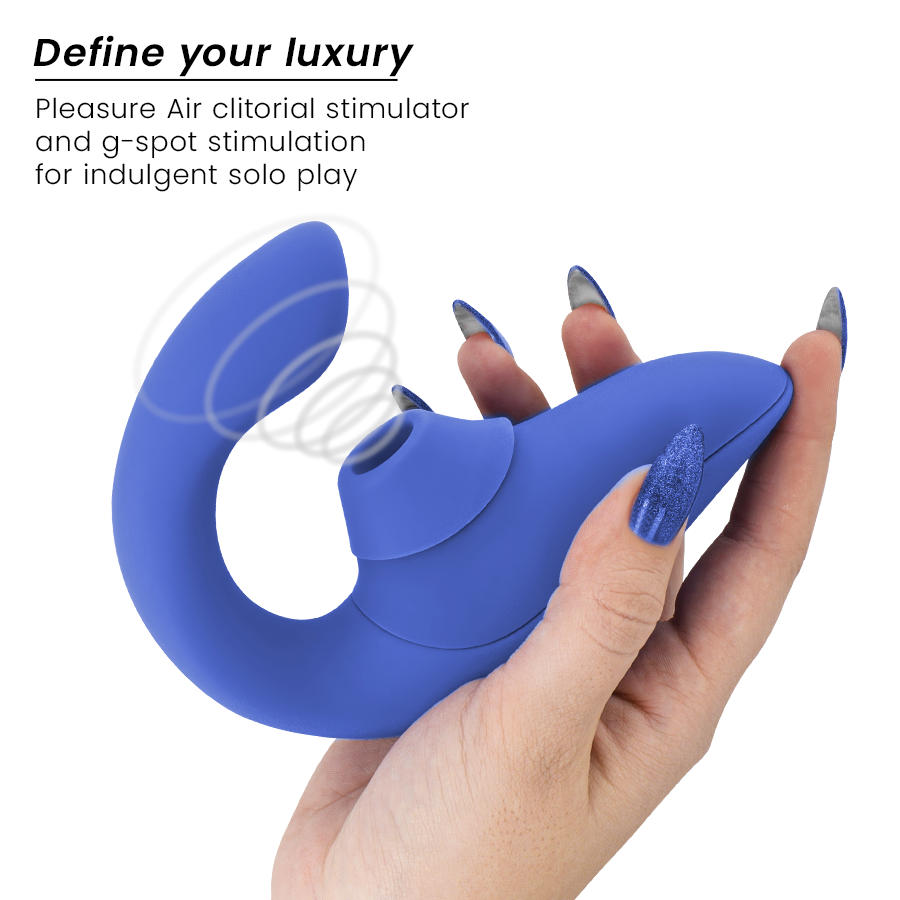 Womanizer Blend Vibrant Blue stimolatore rabbit 2 in 1