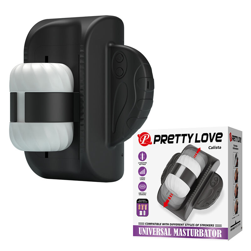 Pretty Love Calista masturbatore automatico nero 5 modalità