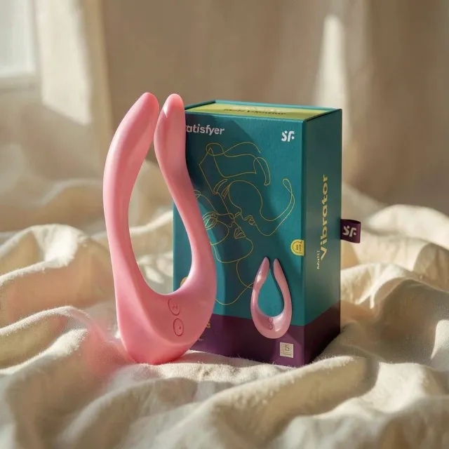 Satisfyer Partner Multifun 2 vibratore coppia silicone 13cm