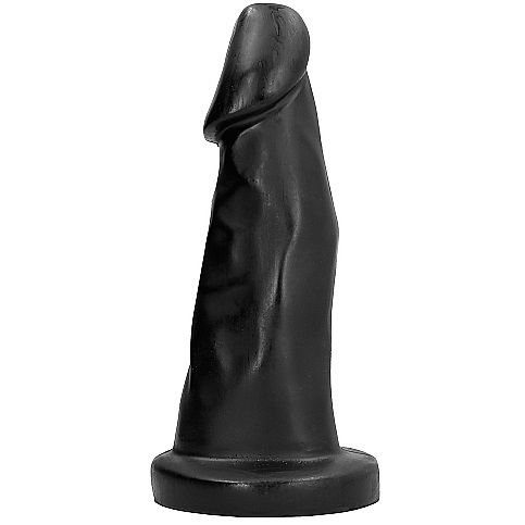 All Black Dong 27 cm dildo curvo 23,5 cm inseribili