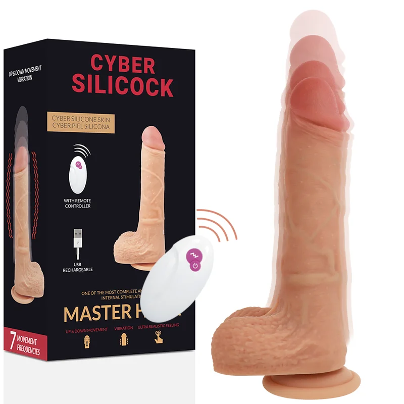 Cyber Silicock Master Huck vibratore realistico 17 cm telec