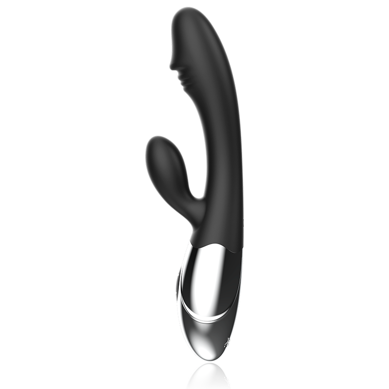 Black&Silver Kaleb vibratore doppia stimolazione ricaricabile