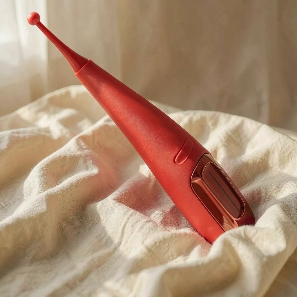 Hallo Focus Vibrator stimolatore clitoride rosso silenzioso