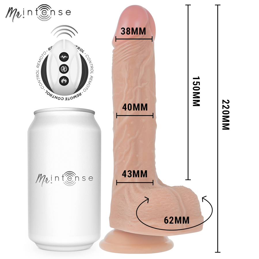 Frutille MR Intense Baldwin vibratore con spinta