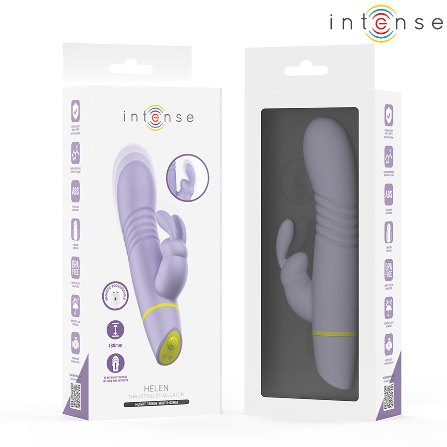 Intense Helen Rabbit vibratore spinta silicone