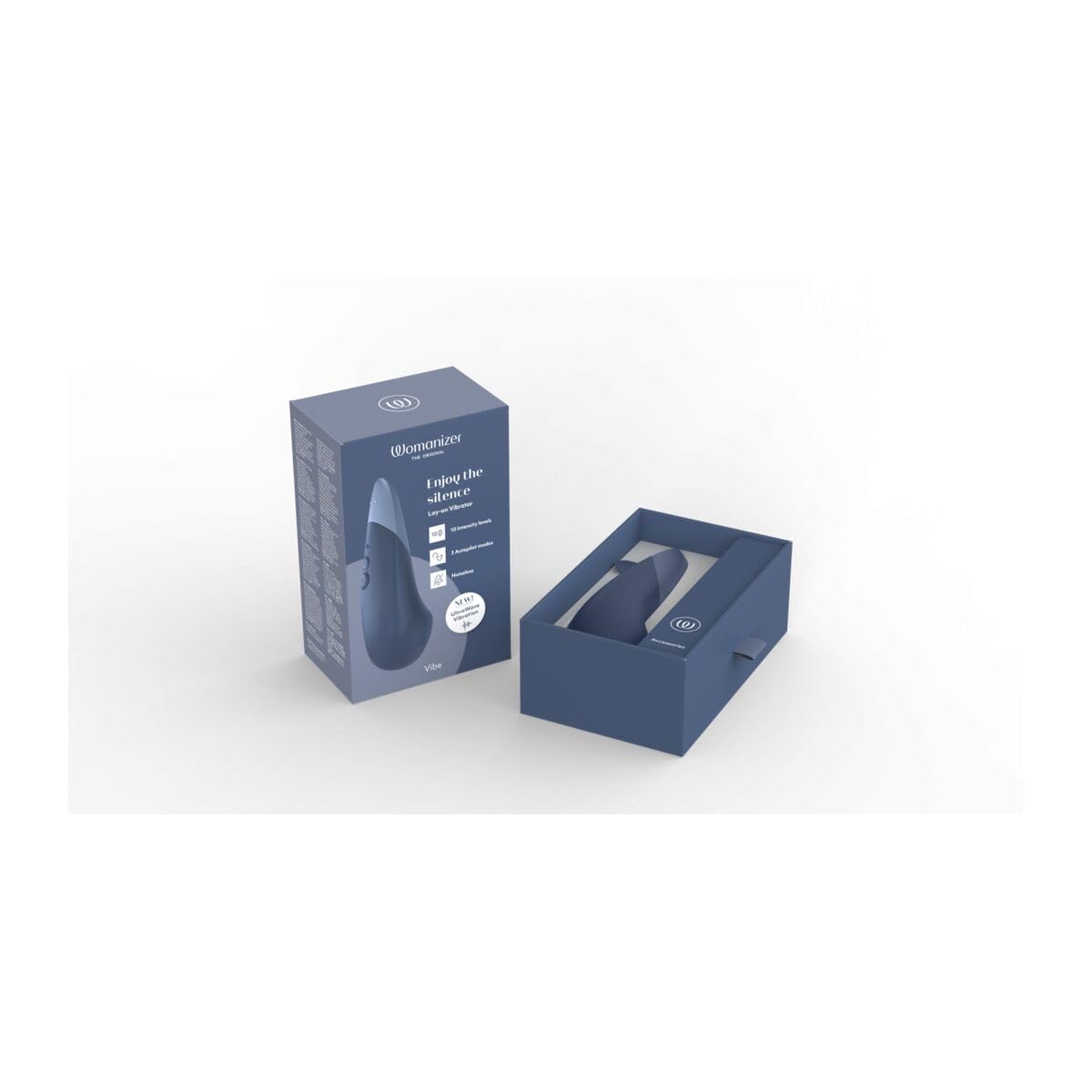 Womanizer Mini vibratore clitoride blu resistente all'acqua