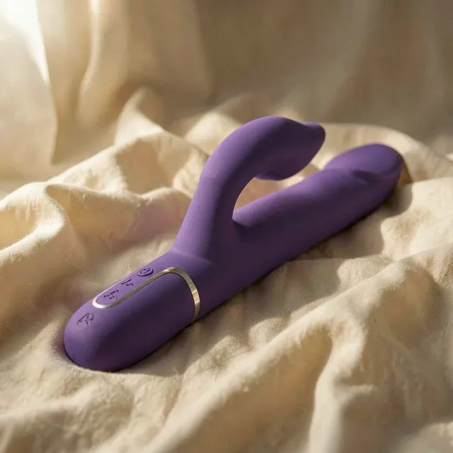 Pretty Love Zalin Rabbit vibrante perle rotanti viola