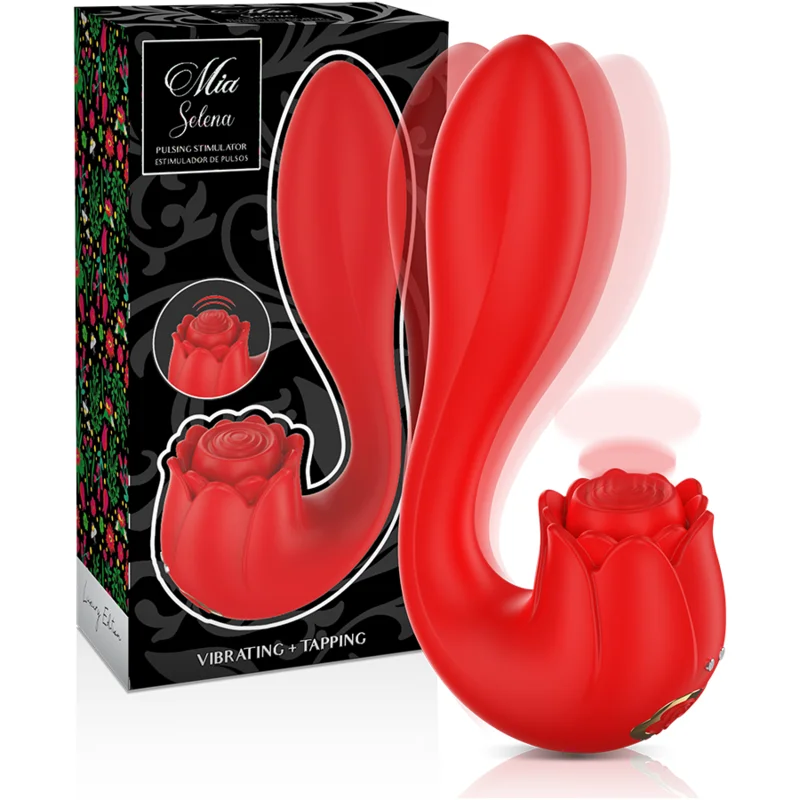 MIA Selena Rosa Rossa stimolatore clitoride ricaricabile