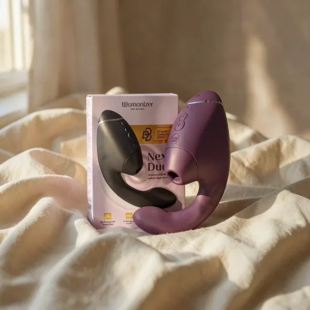 Womanizer Duo Next Viola Scuro stimolatore clitoride air