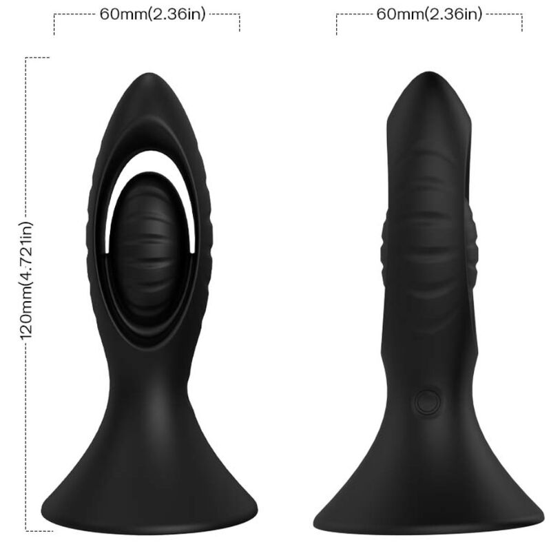 Armony set vibratore e plug anale silicone telecomando
