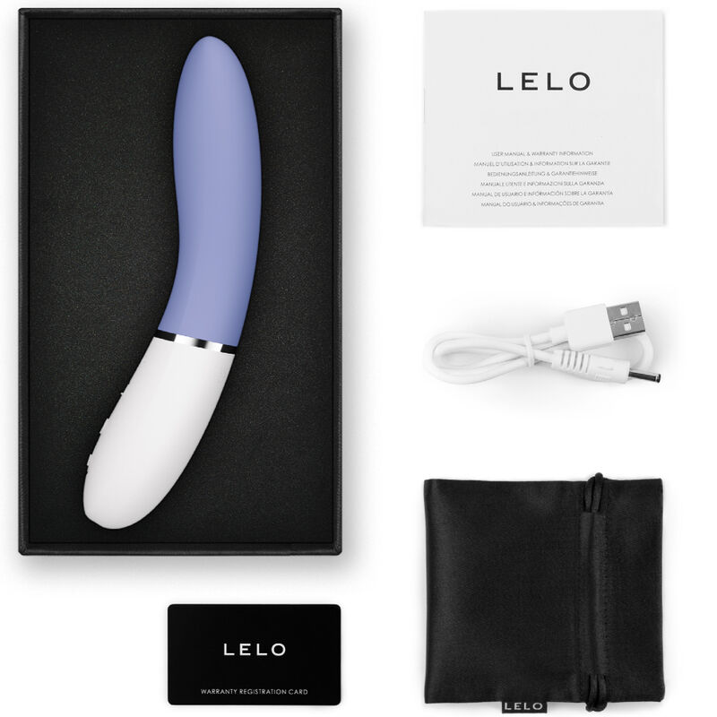LELO LIV 3 vibratore punto G blu silicone