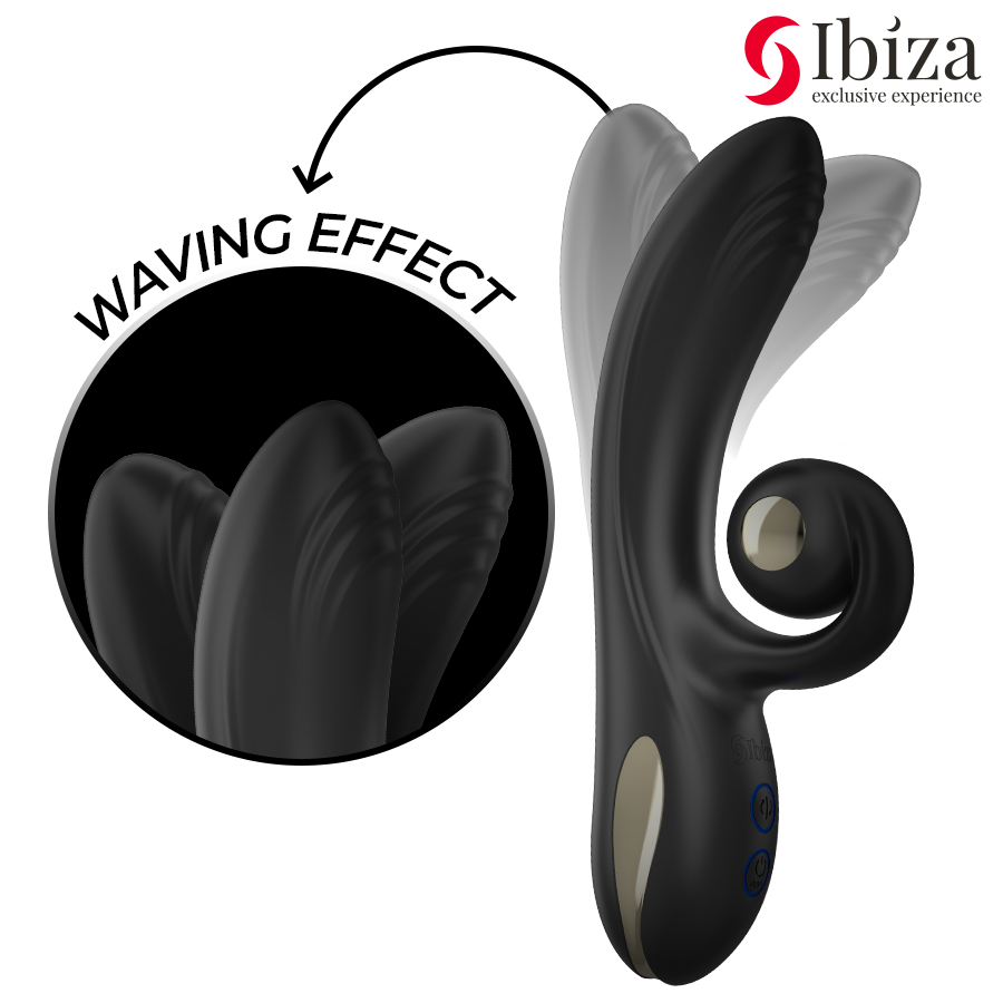 Ibiza Twister vibratore rotante silicone medicale