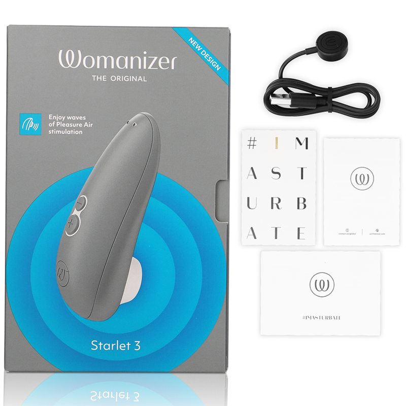 Womanizer Starlet 3 stimolatore clitoride grigio Pleasure Air