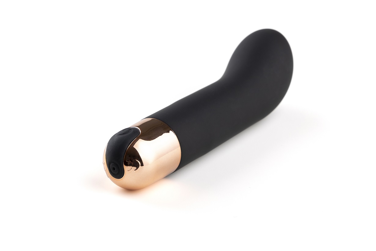 Love Hit by Virgite V4 mini vibratore punto G nero ricaricabile