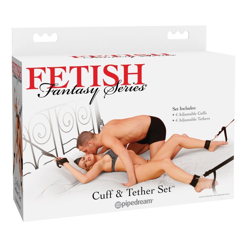 Fetish Kit Polsini Fantasia kit bondage 4 polsini regolabile