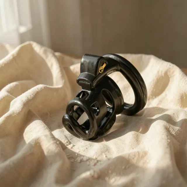 Frutille Gilden Cage 8,5 cm gabbia castità metallo con lucchetto