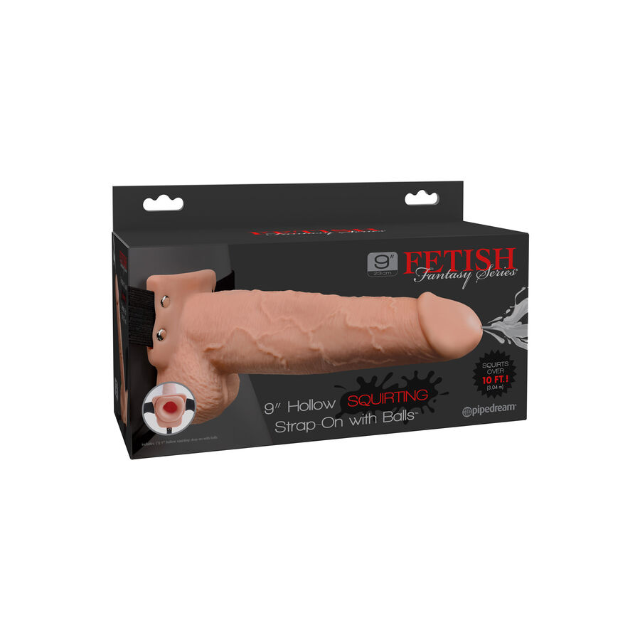 Fetish Fantasy Series imbracatura con dildo squirter 22,9 cm