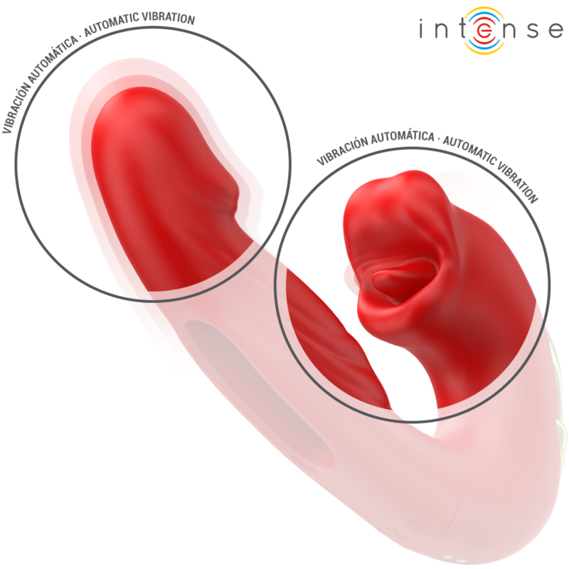 Intense Nathy vibratore succhia clitoride rosso