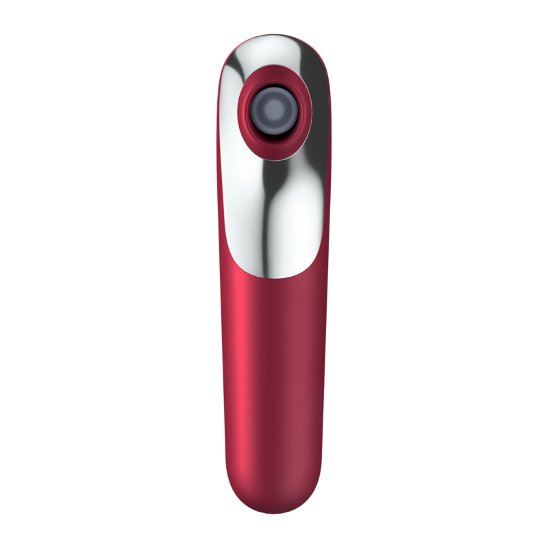 Satisfyer Dual Love stimolatore clitorideo rosso con app