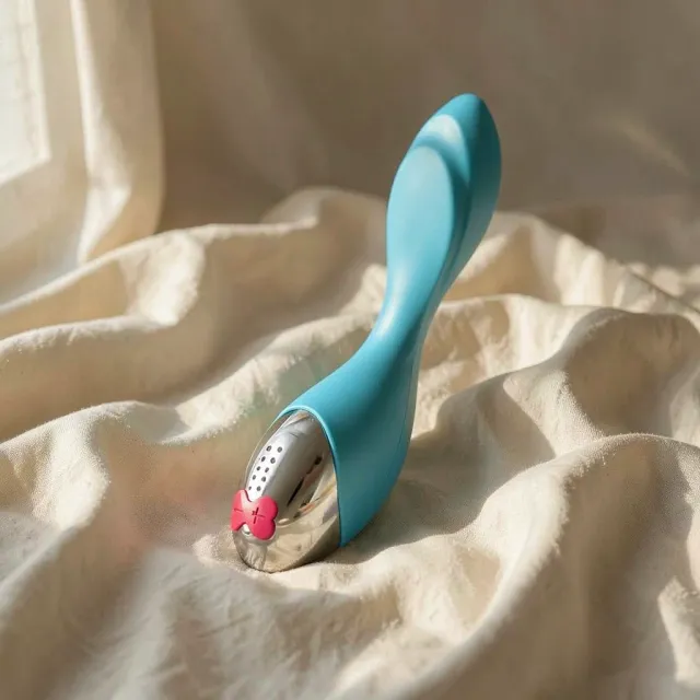Happy Loky Mini Fun vibratore turchese silicone