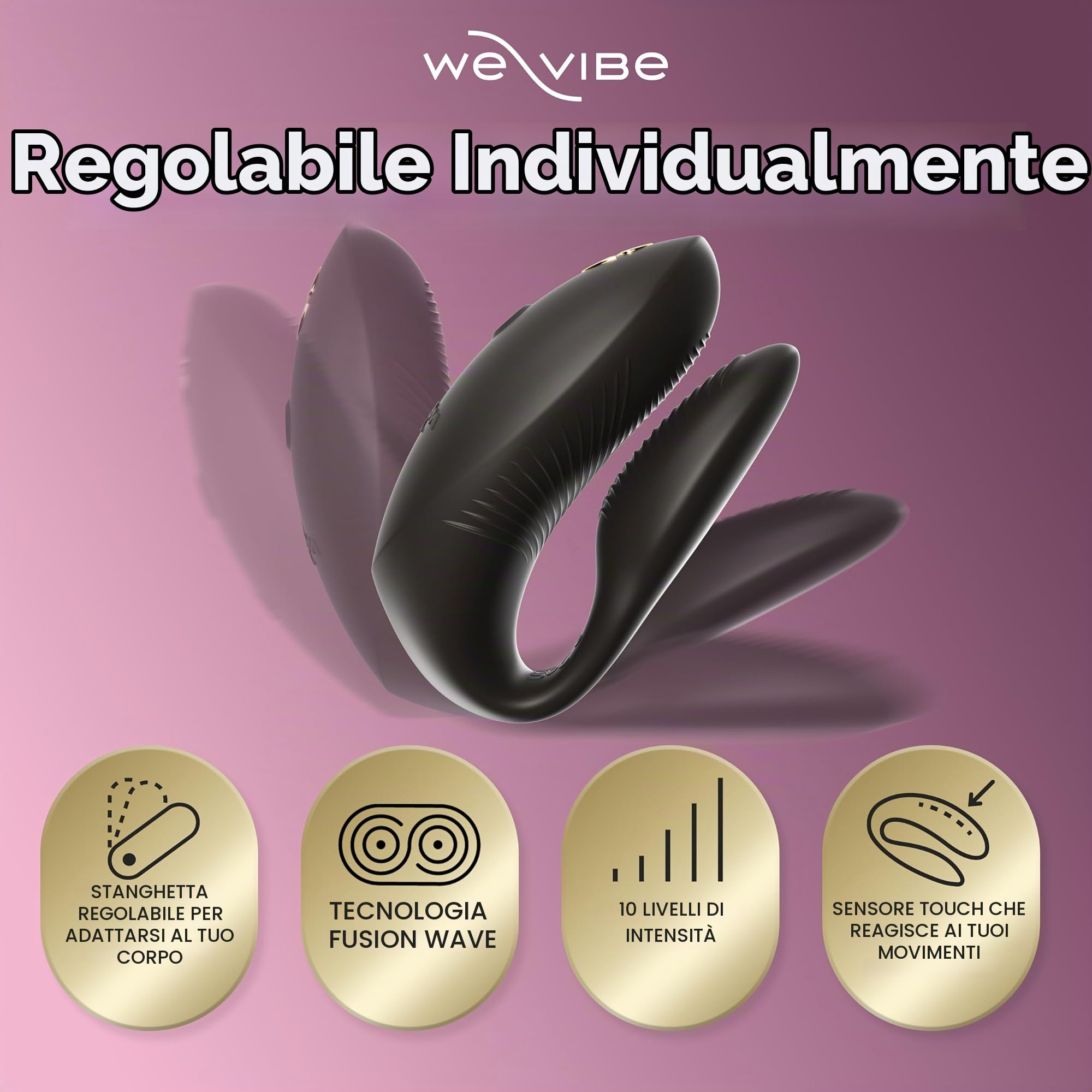 We-Vibe Chorus Pro vibratore coppia nero app