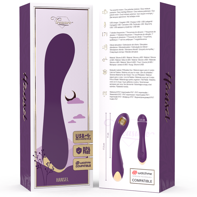 Treasure Hansel vibratore punto G articolabile